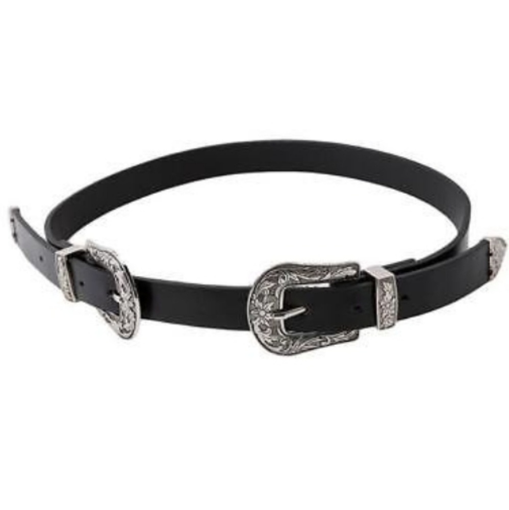 Double Buckle Boho Belt - Picture 2 of 7